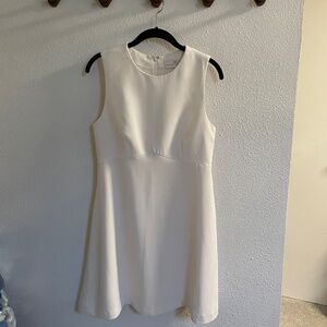 Amanda Uprichard Ryder tank sleeveless ivory white bachelorette dress medium